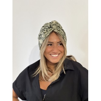 Turban cuir Tigré- Lidental