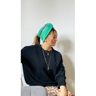 Turban Bicolore Vert  -...