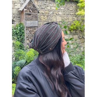 Turban Irisé Foncé - Lidental