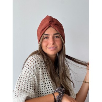 Turban rouille uni - Lidental